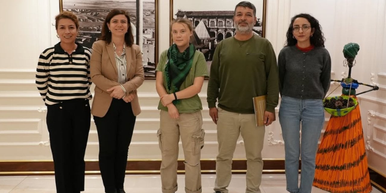 Ünlü iklim aktivisti Greta Thunberg Diyarbakır’da